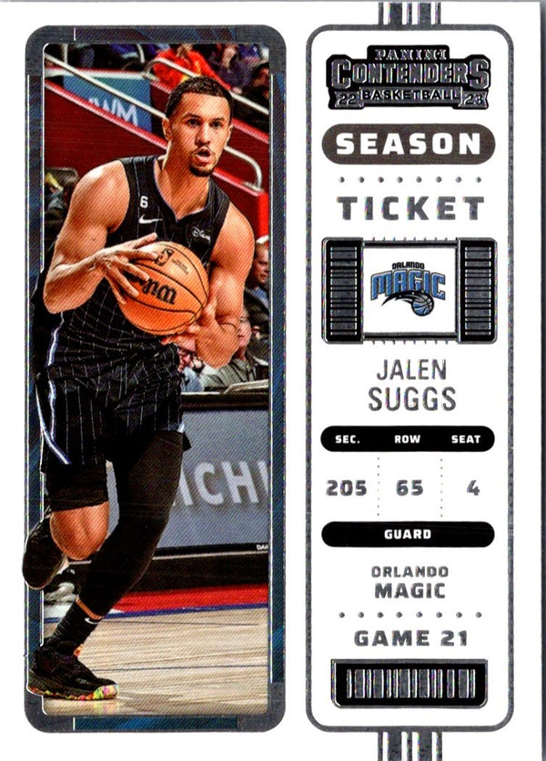 2022 Panini Contenders Season Ticket Jalen Suggs #58