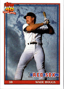 1991 Topps Wade Boggs