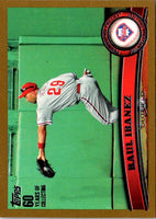 2011 Topps Gold Raul Ibanez #656 1693/2011