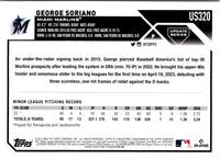2023 Topps Update George Soriano #US320 Rookie