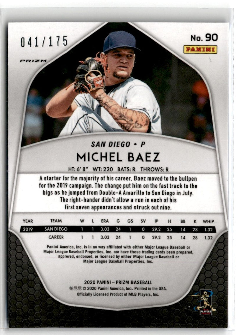 2020 Panini Prizm Blue Mojo Michel Baez