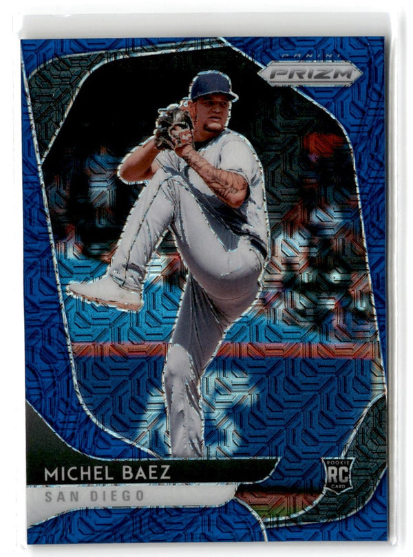 2020 Panini Prizm Blue Mojo Michel Baez #90 041/175