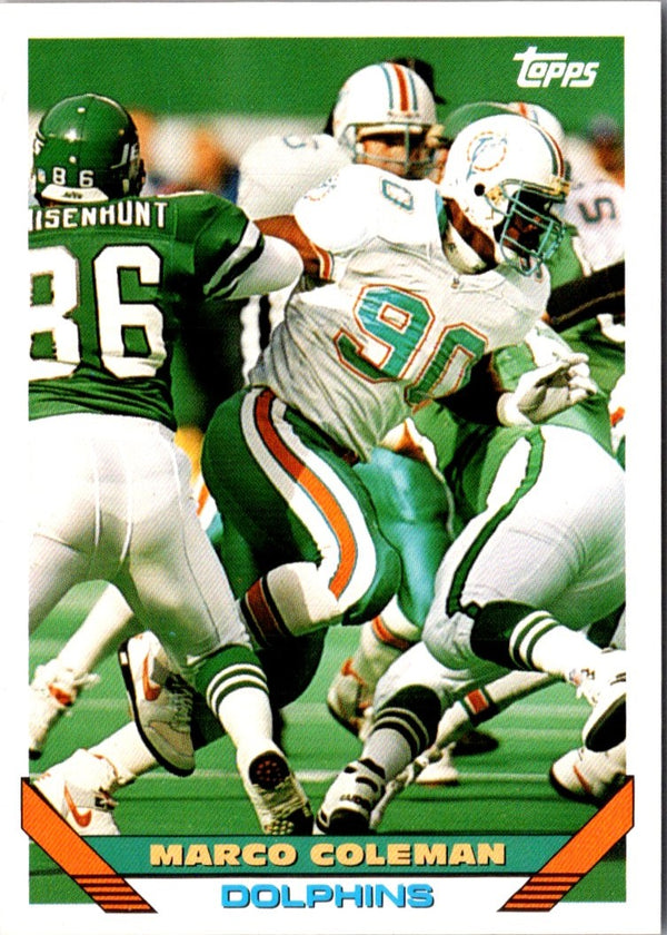 1993 Topps Marco Coleman #591