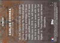 2018 Topps Legends in the Making Black Carlos Correa #LTM-CC
