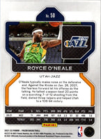 2021 Panini Prizm Blue Royce O'Neale #50