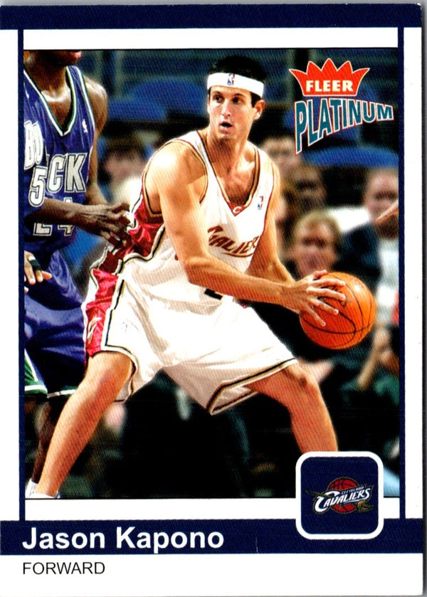 2003 Fleer Platinum Jason Kapono #172 Rookie