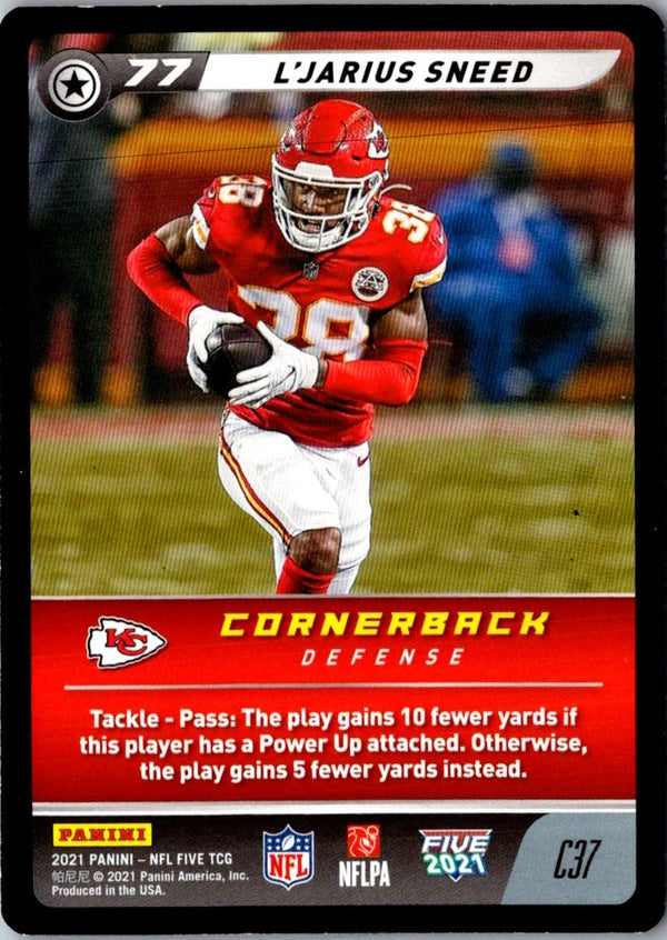 2021 Panini Prizm Red L'Jarius Sneed #195