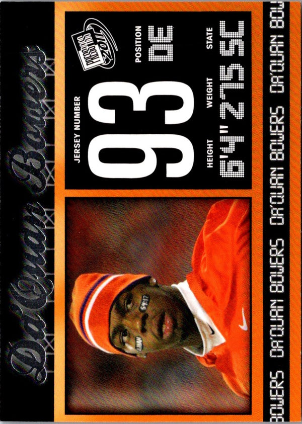 2011 Press Pass Da'Quan Bowers #10
