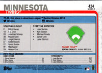 2019 Topps Target Field #424