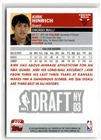 2003 Topps Kirk Hinrich #227 Rookie
