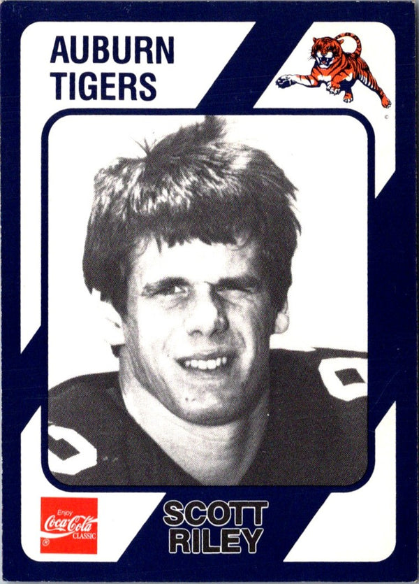1989 Collegiate Collection Auburn Coke 580 Scott Riley #151