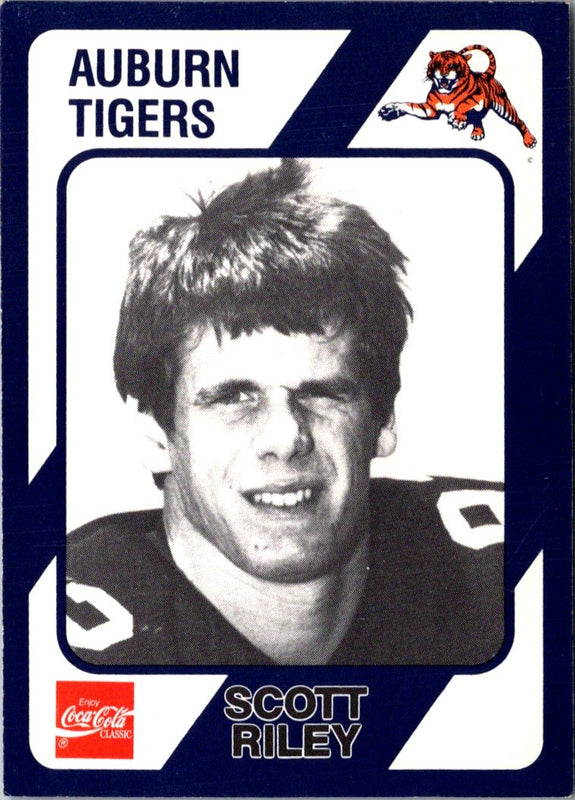 1989 Collegiate Collection Auburn Coke 580 Scott Riley #151
