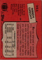 1987 Topps Randy Wright #351 Rookie