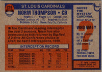 1976 Topps Norm Thompson #238