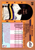 1992 Fleer Mike Brown #219