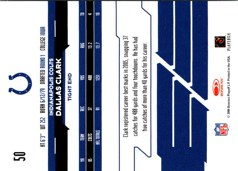2005 Leaf Draft Dallas Clark