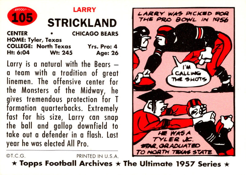 1994 Topps Archives Larry Strickland