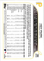 2022 Topps Hoy Park #184 Rookie