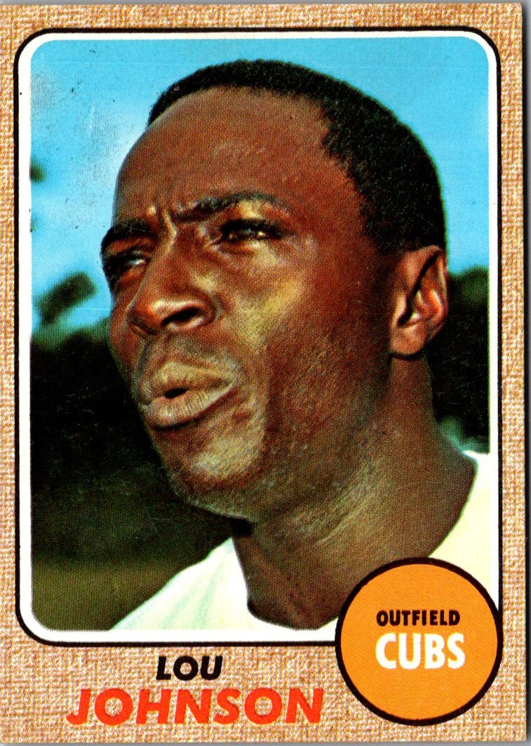 1968 Topps Lou Johnson