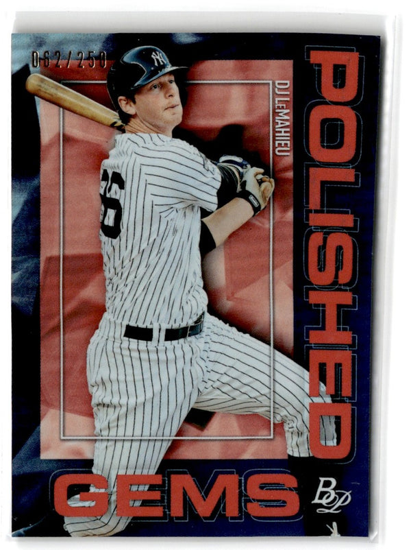 2020 Bowman Platinum Polished Gems DJ LeMahieu #PG-16