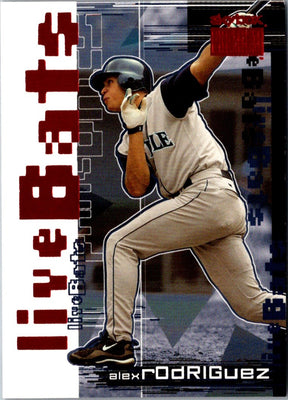1999 SkyBox Premium Live Bats Alex Rodriguez #7LB