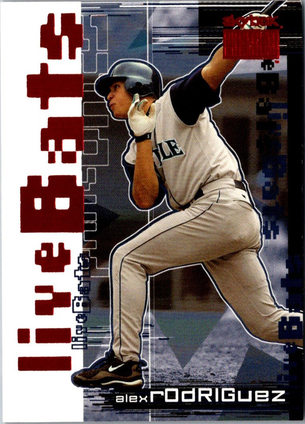 1999 SkyBox Premium Live Bats Alex Rodriguez #7LB