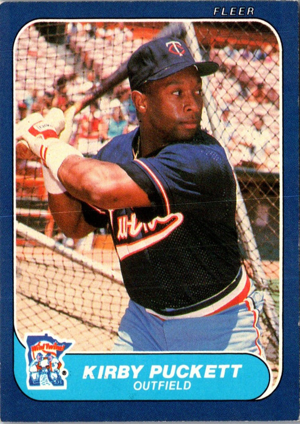 1986 Fleer Kirby Puckett #401