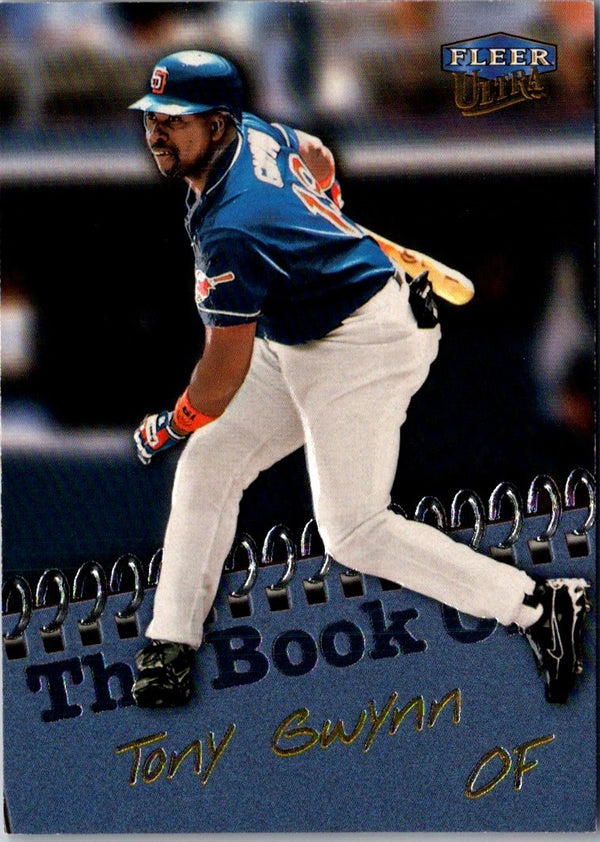 1999 Ultra The Book On Tony Gwynn #13BO