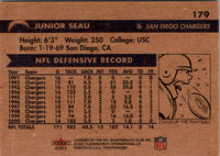 2001 Fleer Tradition Glossy Junior Seau #179