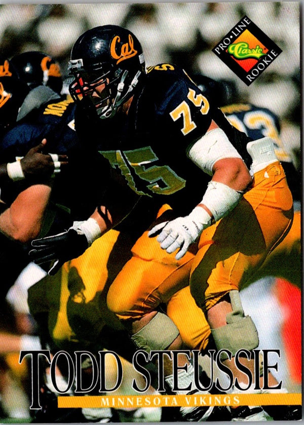 1994 Pro Line Live Todd Steussie #346 Rookie