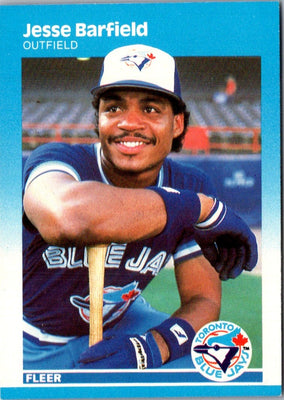 1987 Fleer Glossy Jesse Barfield #219