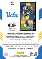 2021 Score Demetric Felton #319 Rookie