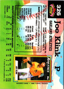 1992 Stadium Club Joe Klink