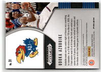 2020 Panini Prizm Draft Picks Collegiate Green Udoka Azubuike #31