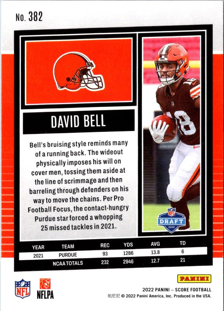 2022 Score Red David Bell