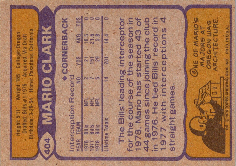 1979 Topps Mario Clark