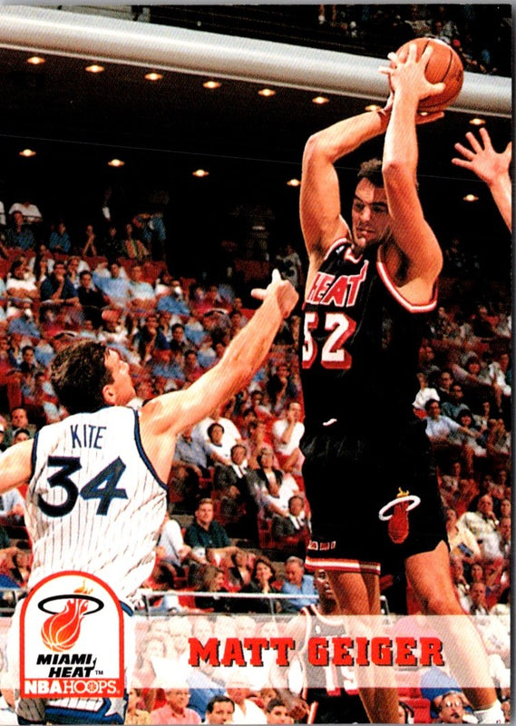 1993 Hoops Matt Geiger #361