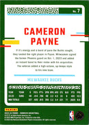 2023 Donruss Green Laser Holo Cameron Payne