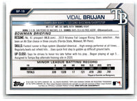 2021 Bowman Prospects Sky Blue Vidal Brujan #BP-19 105/499