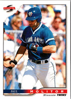 1996 Score Paul Molitor #283