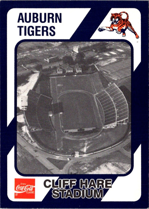 1989 Collegiate Collection Auburn Coke 580 Cliff Hare Stadium #292