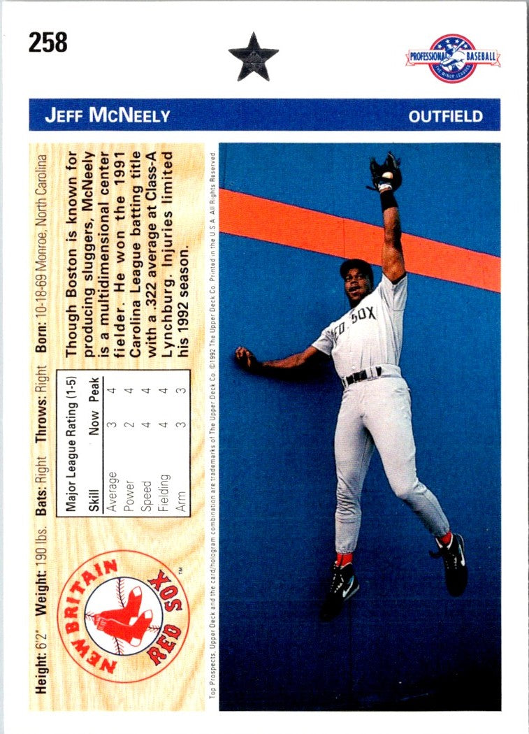 1992 Upper Deck Minors Jeff McNeely