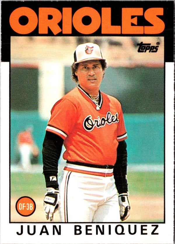 1985 Topps Juan Beniquez #226