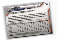 2020 Topps Chrome Kris Bryant #53