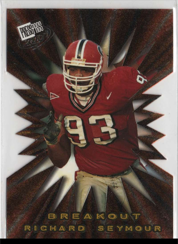 2001 Press Pass Breakout Richard Seymour #B33