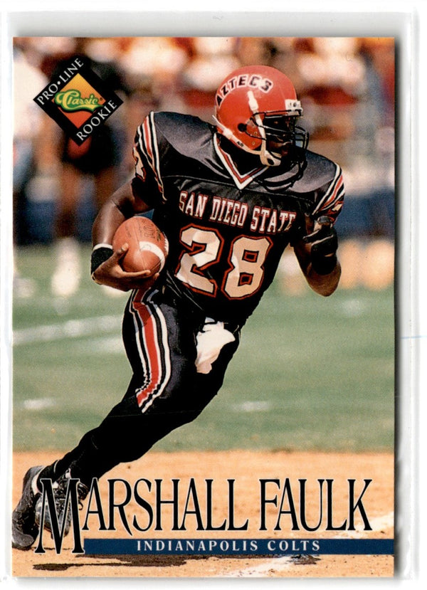 1995 Pro Line Previews Marshall Faulk #4