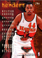 1995 Fleer Alan Henderson #294 Rookie