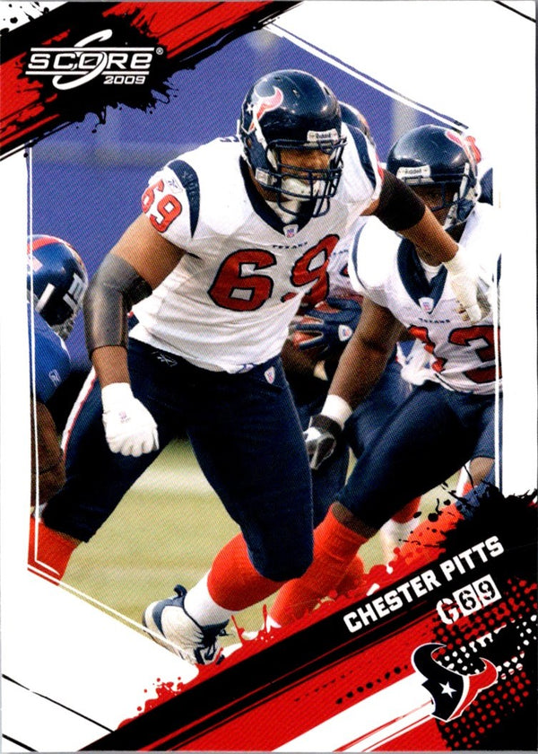 2009 Score Chester Pitts #114