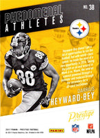 2017 Panini Prestige Phenomenal Athletes Xtra Points Blue Darrius Heyward-Bey #38