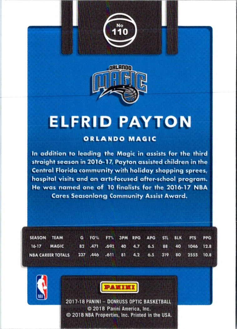 2017 Donruss Optic Elfrid Payton